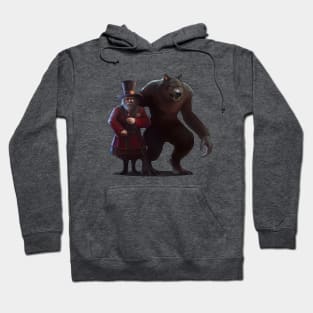 Victorian Age Dwarf Werewolf Hoodie